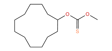 Methyl cyclododecyl thiocarbonate